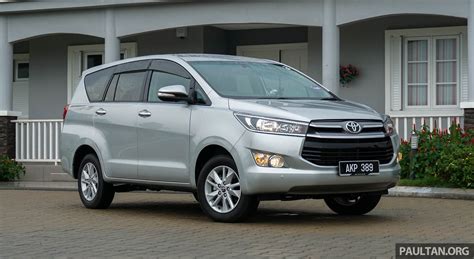 The new variant of the toyota innova, two new fortuner variants and upgraded hilux range are now officially on sale after bookings were opened sometime last month. DRIVEN: New Toyota Innova 2.0G review in Malaysia - MPV ...