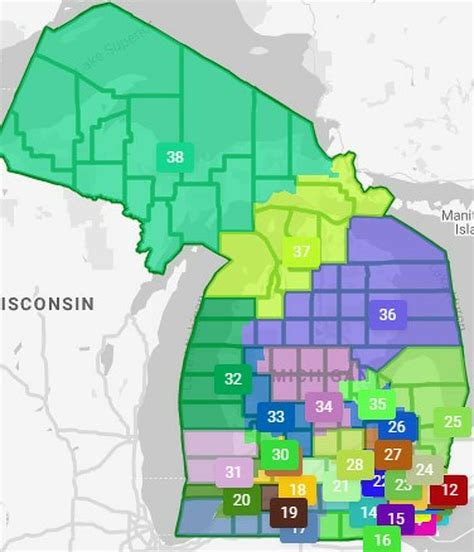 New Michigan House Senate Maps Split Manistee County