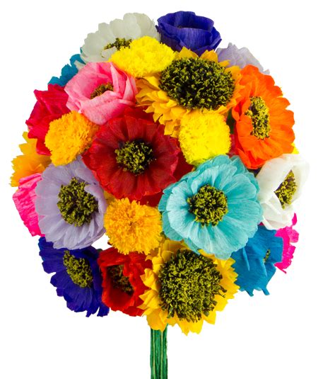 Mexican Paper Flowers | Paper flowers, Mexican tissue paper flowers, Mexican paper flowers