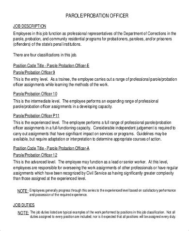 Maybe you would like to learn more about one of these? FREE 9+ Sample Probation Officer Job Descriptions in MS ...