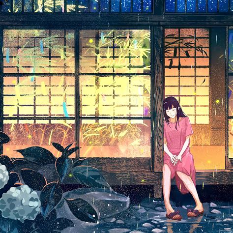 Anime Girl Waiting 4k 61 Wallpaper Pc Desktop