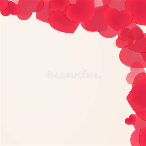 Fading Pink Hearts Background Stock Vector Illustration Of Label