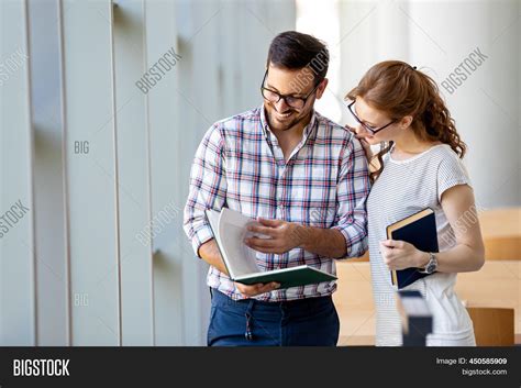 Happy Young University Image And Photo Free Trial Bigstock
