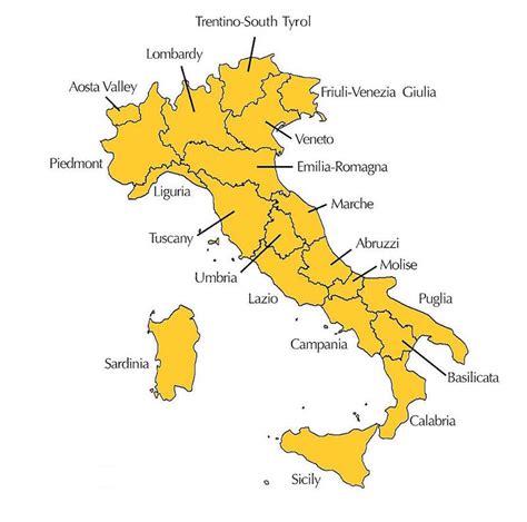 Summarizing 20 Regions Part 1 The Northern Regions Life In Italy
