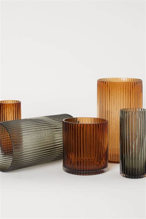 Prices start as low as $10. Fluted Glass Vase in 2020 | Large glass vase, Vases decor ...