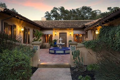 Santa Barbara Spanish Style Hacienda Pours On The Charm Los Angeles