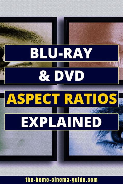 Blu Ray And Dvd Aspect Ratios Explained Dvd Blu Ray Aspect Ratio