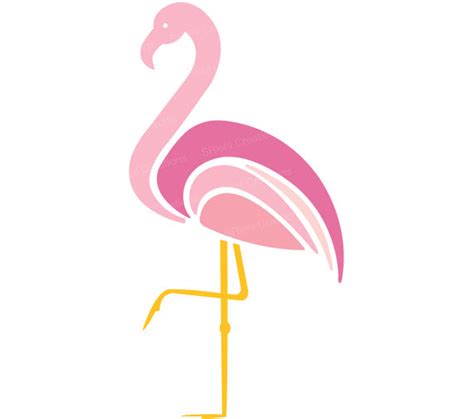 Christmas Flamingo Clip Art Beach Flamingo Paper Piecing Clipartix