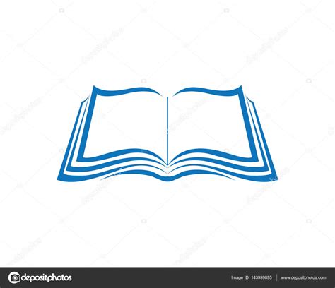 Libro Y Leer Escribir Logotipo Símbolos Plantilla Vector De Stock De