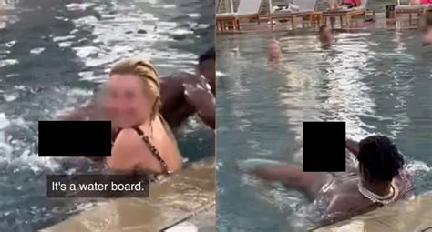 Antonio Brown Exposes Himself To A Bunch Of Guests At A Hotel Pool In