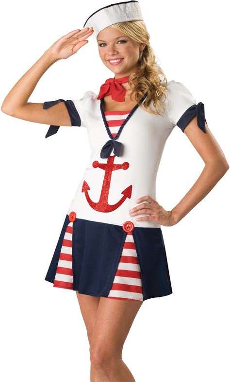 new teen girls cute 40s navy sailor halloween costume ebay