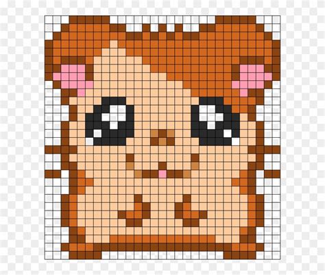 Kawaii Minecraft Pixel Art Grid