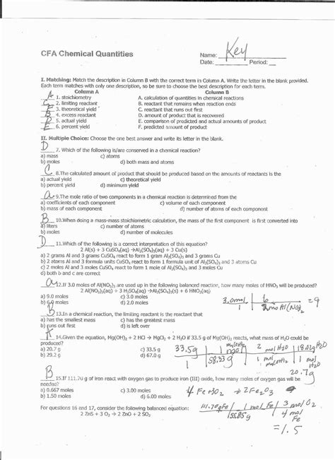 Predicting Products Of Chemical Reactions Worksheet — Db