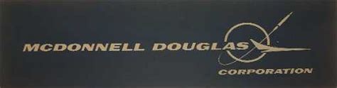 102047 Mcdonnell Douglas Logo Poster Board Plaque