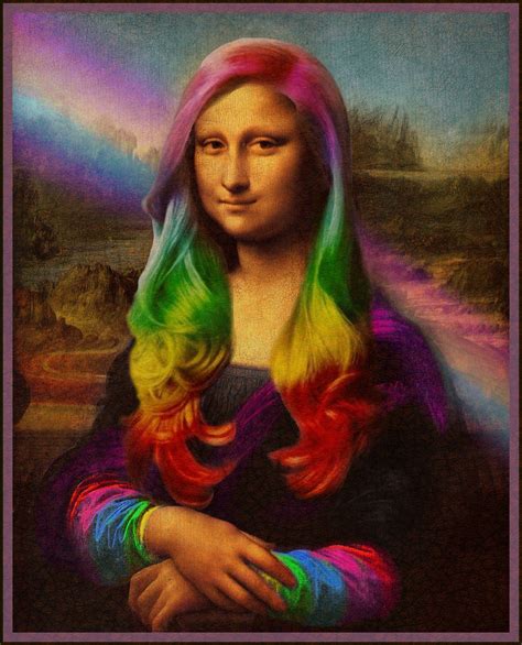 Rainbow Warrior Mona Lisa Parody Art Parody Mona Lisa Smile