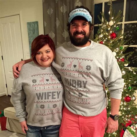Hirigin 2017 Ugly Christmas Couples Pullovers Hubby Wifey Matching