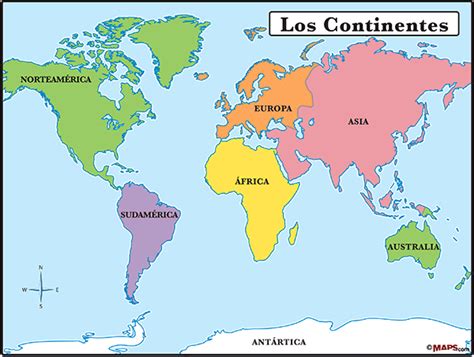 Los Continentes Del Mundo Imagui