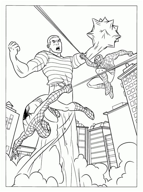 Free printable coloring pages for kids and adults. Coloring Pages: Spiderman Free Printable Coloring Pages