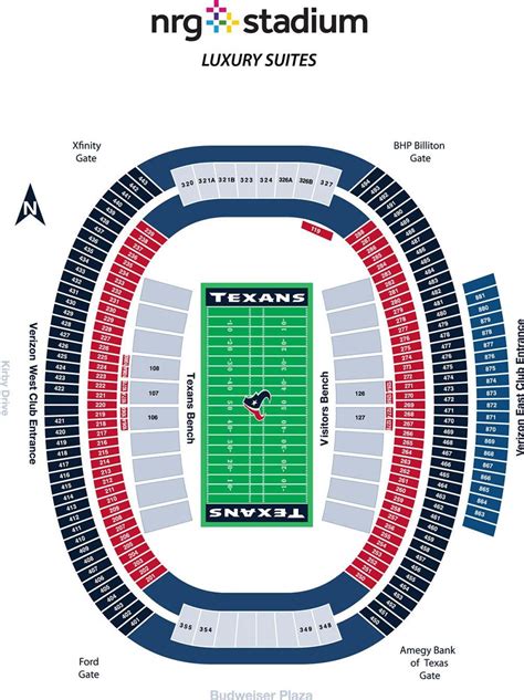 Football Nrg Stadium Seat Map