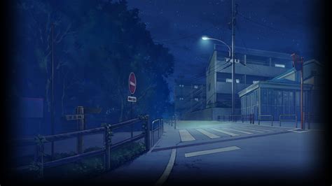 Download 15 41 Background Anime Night Street Images Png