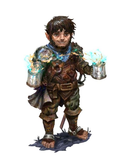 Male Halfling Cleric Of Cayden Cailean Pathfinder Pfrpg Dnd Dandd 35