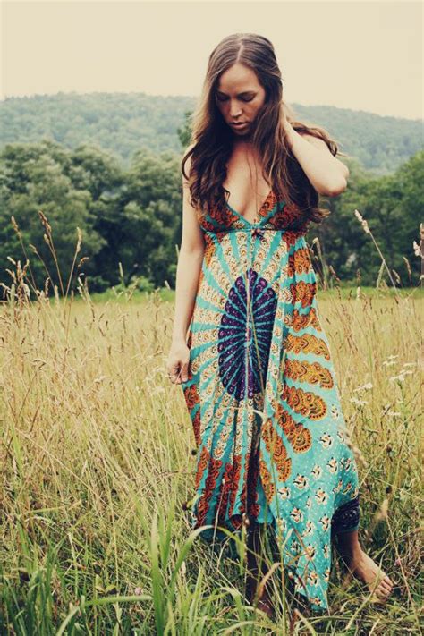 Reserved For Elsie Handmade Hippie Dress Maxi Por Cloud9jewels Indie