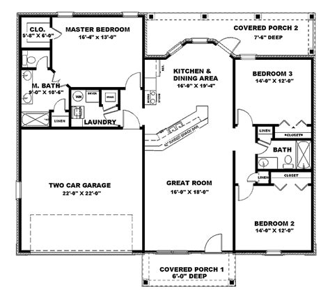 This plan is a beautiful mix of design and functionality which provides the most efficient use of space possible in a 1500 square foot home. 1500 Sq FT Basement 1500 Sq FT Ranch House Plans, house plan 1500 sq ft - Treesranch.com
