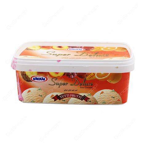 Made within 20 minutes and does not require ice cream maker. Unikai Super Deluxe Ice Cream Tutti Frutti 1 l - Buy Online
