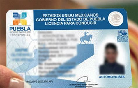 Licencia de conducir en Puebla Trámites México