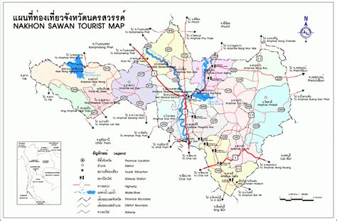 Cartes de Nakhon Sawan - Cartes de Thaïlande, tous les plans des villes, îles et provinces du ...