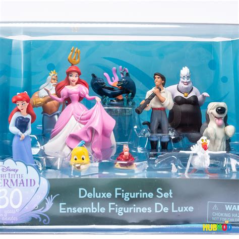 Disney Store The Little Mermaid Deluxe 10 Figurine Playset Cake Topper