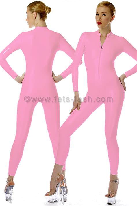 Fets Fash Catsuit With Front Zip Fastener