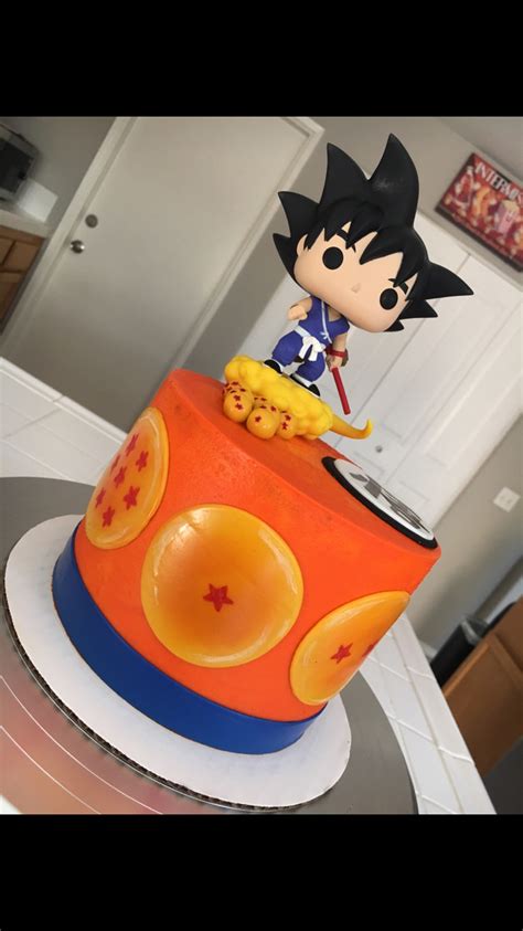 Check spelling or type a new query. dragon ball z (DBZ) goku themed buttercream cake w/hand painted fondant details 🐉. something ...