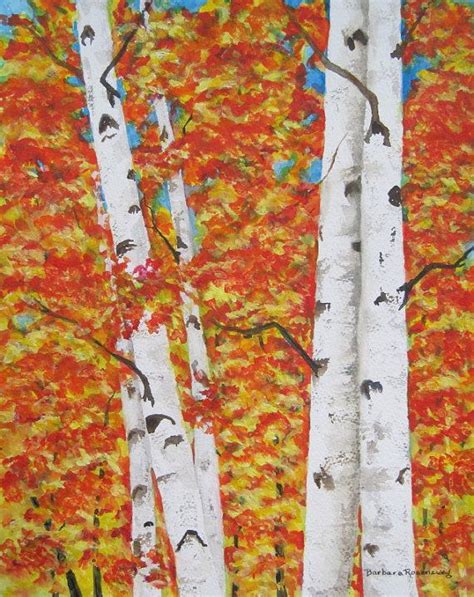 Birch Tree Watercolor Painting Rustic Wall Art Canvas Print Etsy