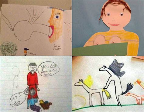 Childrens Hilariously Inappropriate Drawings Pictures Pics