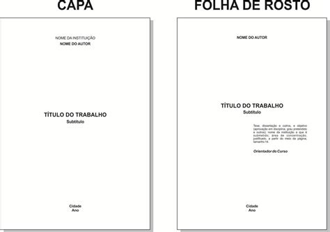 Capa De Trabalho Ensino Medio