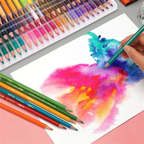 150 Lápices Colores Set Acuarelables Lápiz Dibujo Arte Kit Meses Sin