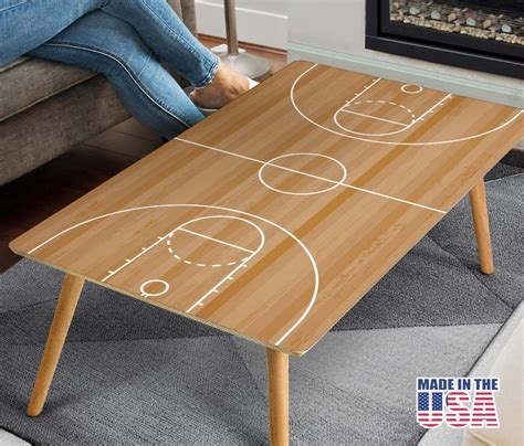 Pro, college, even high school! Basketball court Rectangular coffee table - Tables
