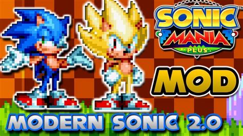 Sonic Mania Modern Sonic Youtube