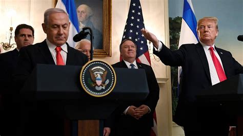 Trump Signs Proclamation Recognizing Israeli Sovereignty Over Golan