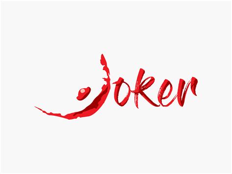 Joker Wordmark By Finalidea On Dribbble