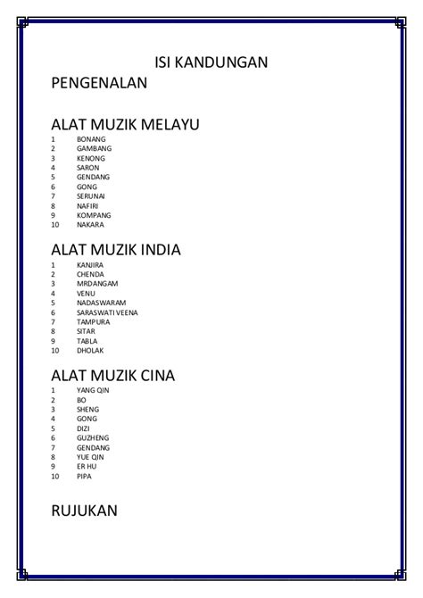 Indonesia terdiri dari 33 provinsi yang. Pengenalan Alat Muzik Tradisional Di Malaysia