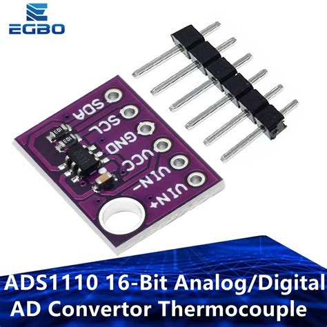 Ads1110 16 Bit Analog Digital Ad Convertor Thermocouple Temperature Detection 1110 2 7 5 5v