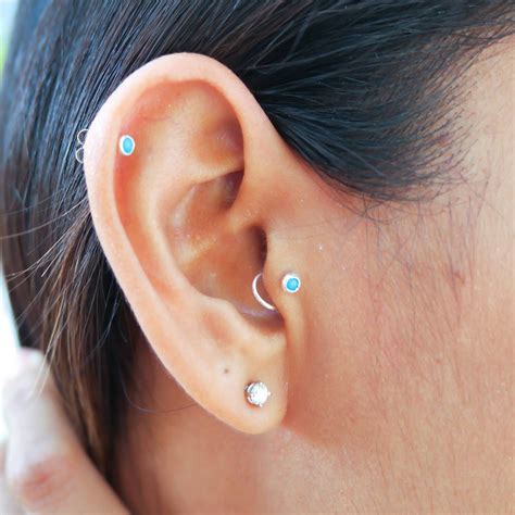 Jcljewelry Cartilage Jewelry Tragus Earrings Sterling Earrings