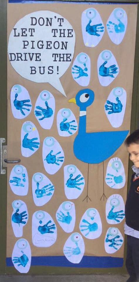 Dont Let The Pigeon Drive The Bus Door Display Book Week Preschool