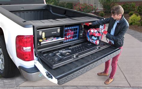 Cabrio Aussehen Kontraktion Inside Truck Bed Tool Box Oberfläche Pellet