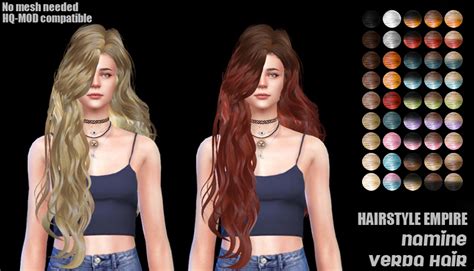 Verda Hair Namine The Sims 4 Catalog