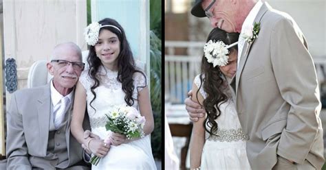 Watch Dying Father Walks His 11 Year Old Daughter Down The Aisle