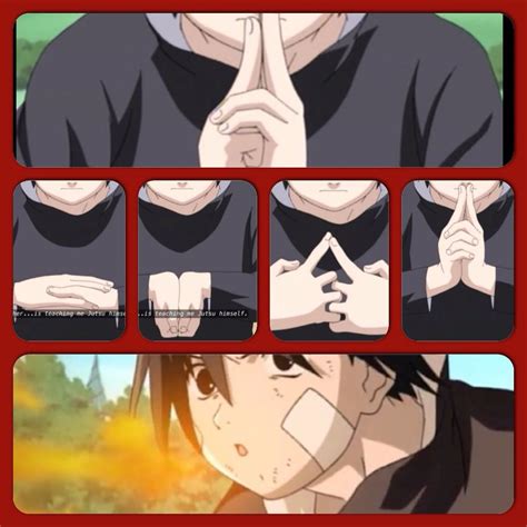 Sasuke Fireball Jutsu Hand Signs