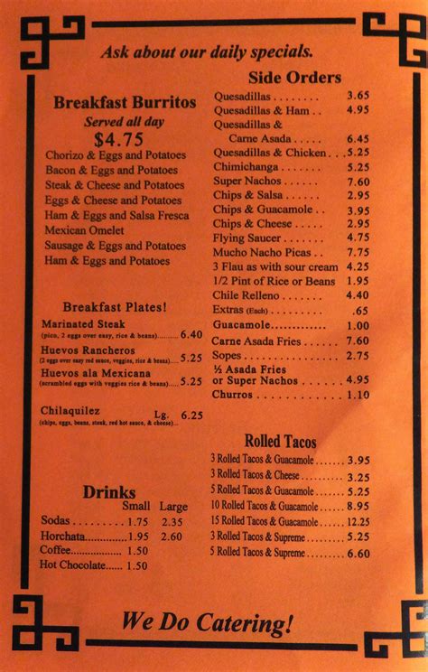 Restaurants Chino Valley Az